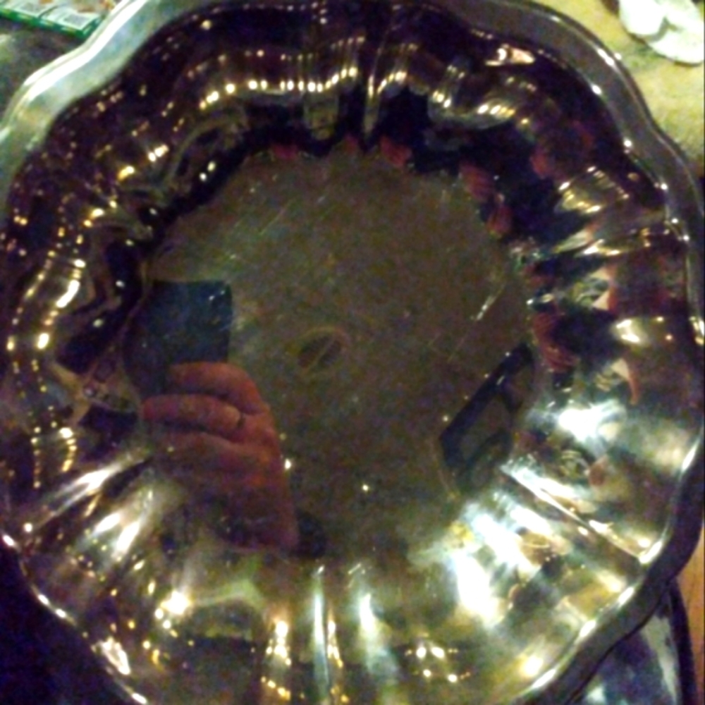 Silver bowl by oneida